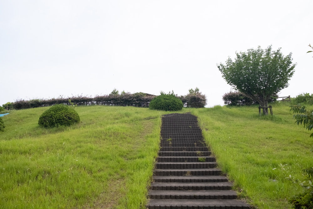 中腹展望所までの階段