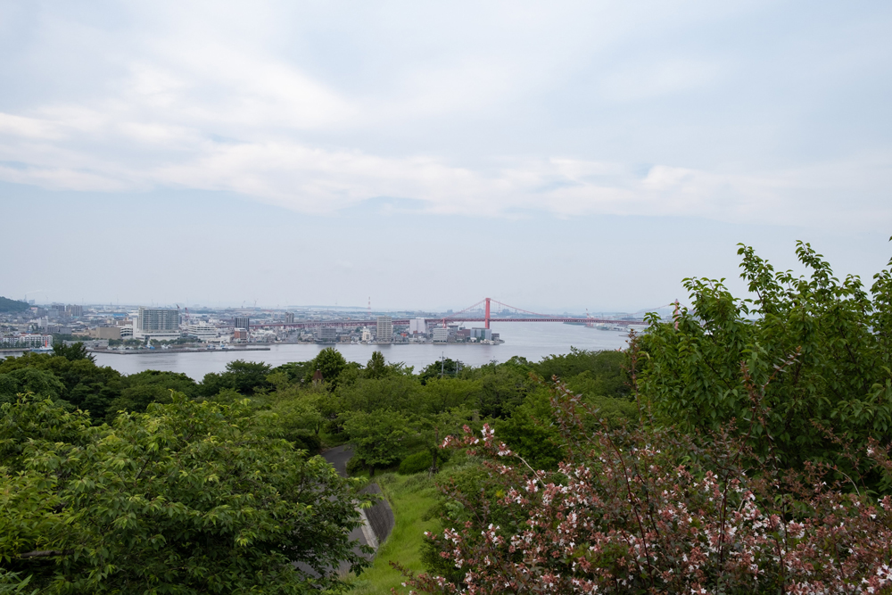 中腹展望所の風景