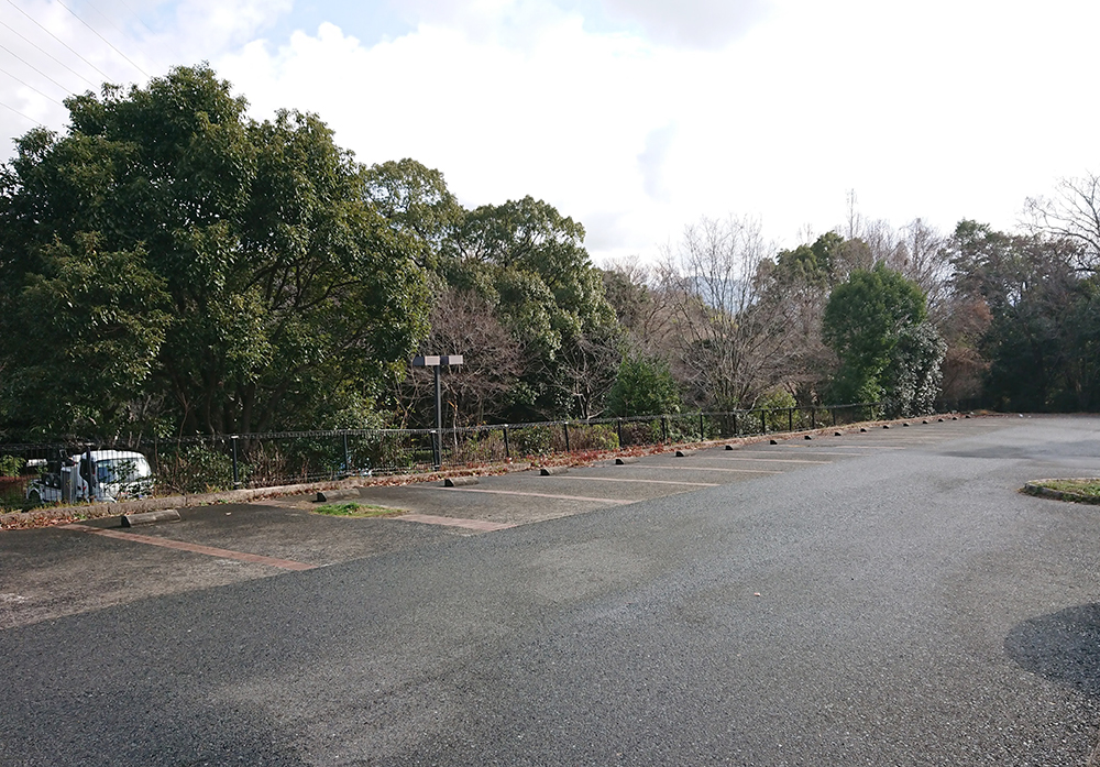 瀬板の森公園の南側駐車場