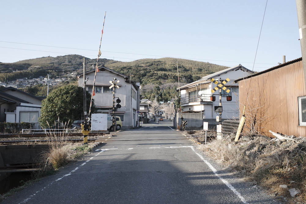 藤ノ木白山神社の通り