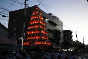中原の提灯山笠2025